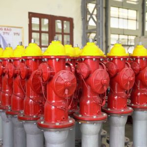 trụ chữa cháy 3 cửa BQP
