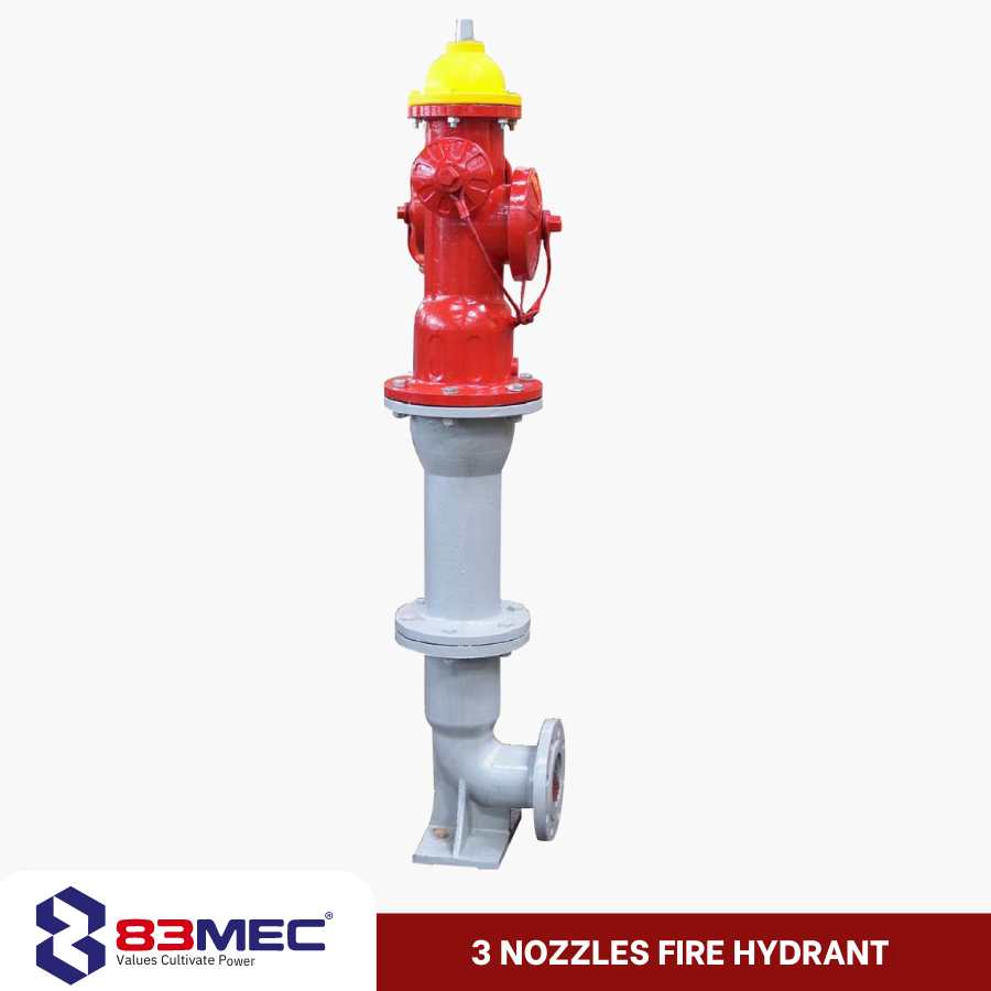 3 Nozzles Fire Hydrant