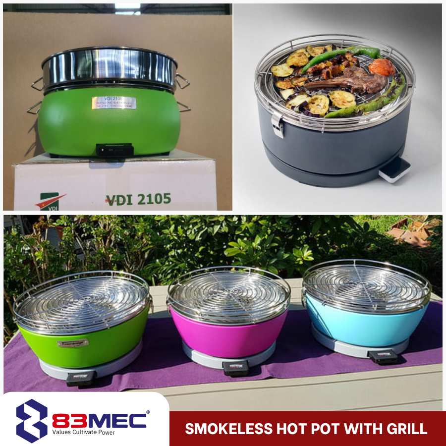 Smokeless Hot Pot With Grill