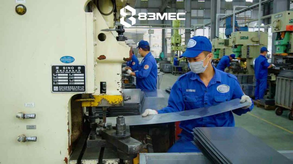 83MEC chế tạo sản phẩm bằng gia công kim loại tấm như thế nào?