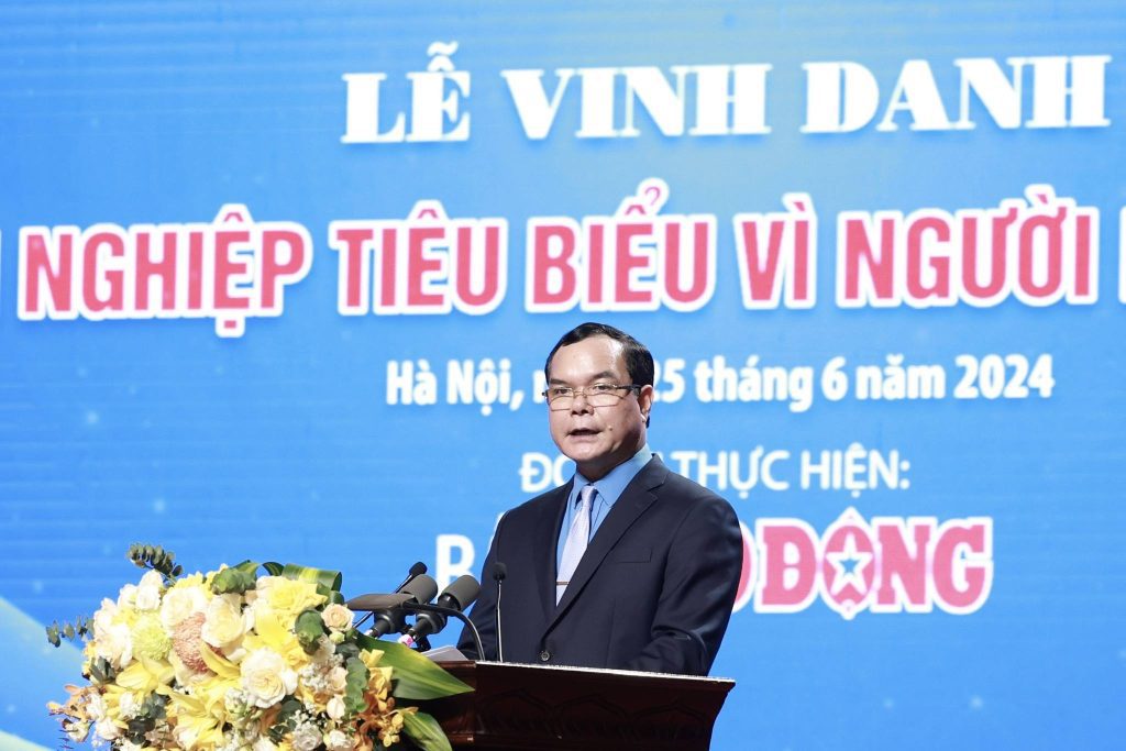 Ảnh: Doanh nghiệp tiêu biểu vì người lao động 2024