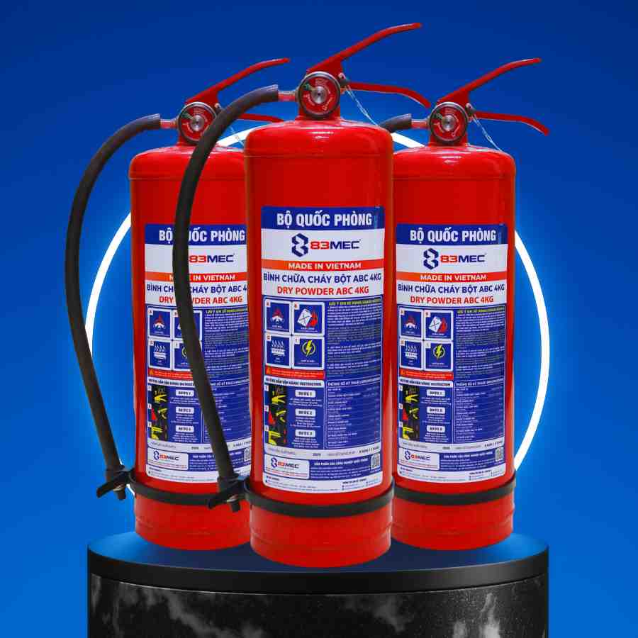 4kg ABC Powder Dry Chemical Fire Extinguisher