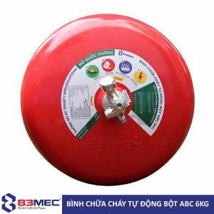 Bình chữa cháy tự động bột ABC 6kg 83MEC