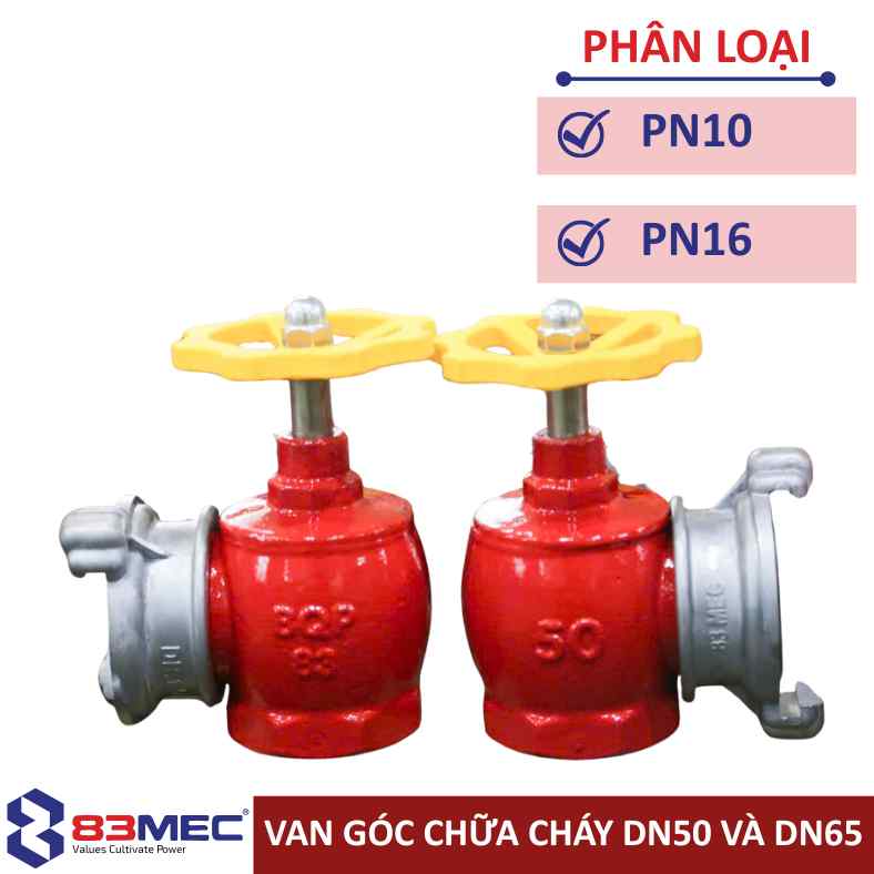 van góc chữa cháy DN50 và DN65