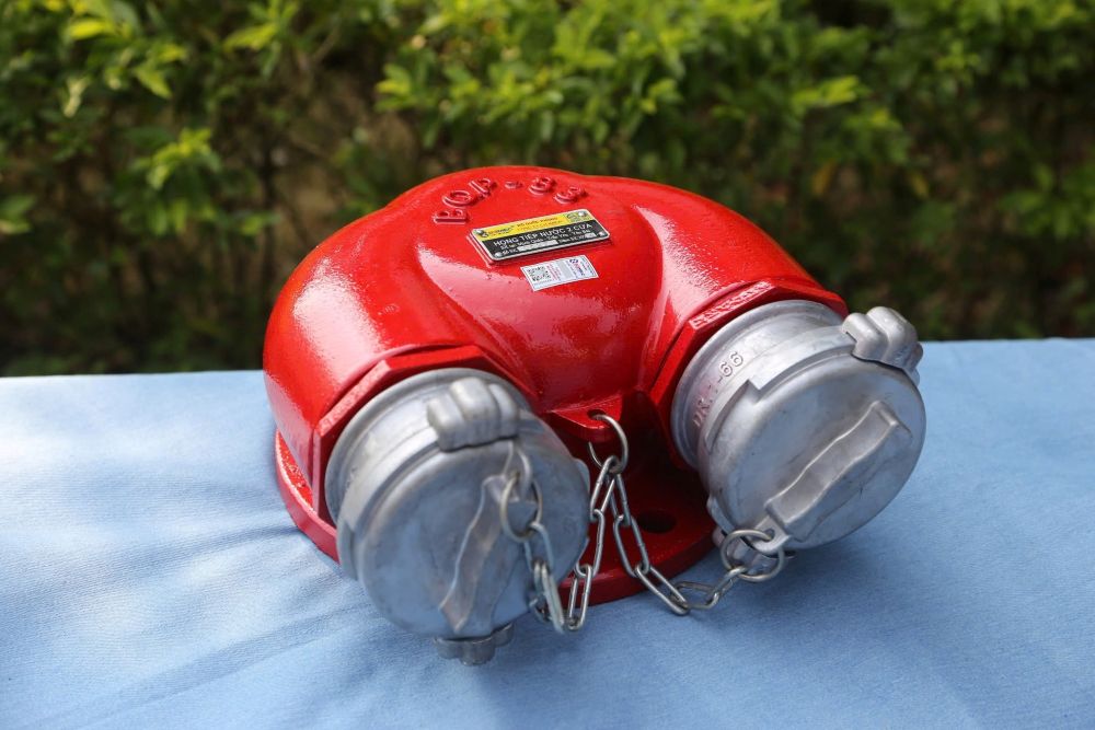 Họng tiếp nước chữa cháy 2 cửa 83BQP Bộ Quốc Phòng