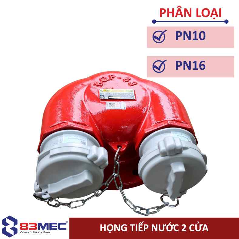 Họng tiếp nước 2 cửa
