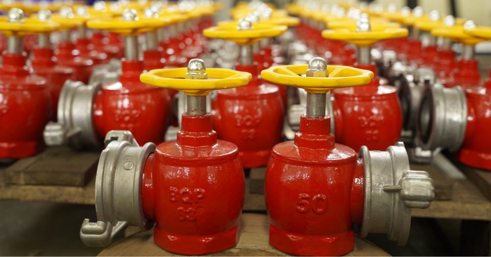 Van góc chữa cháy BQP D50