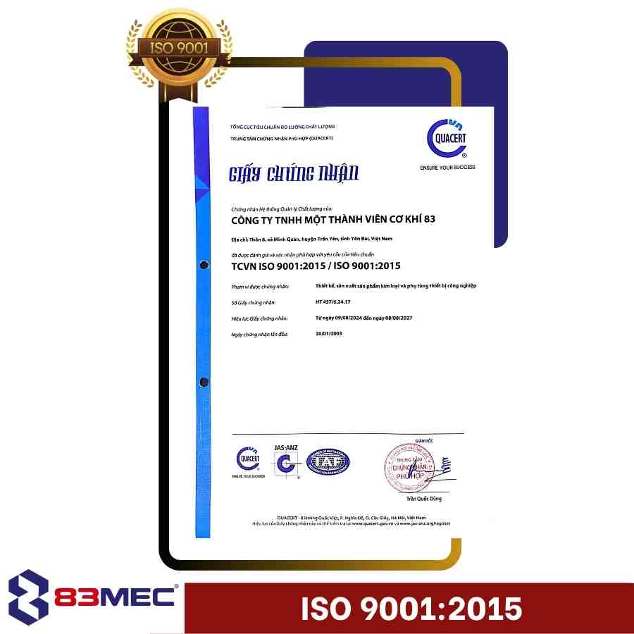 chung nhan ISO 90012015