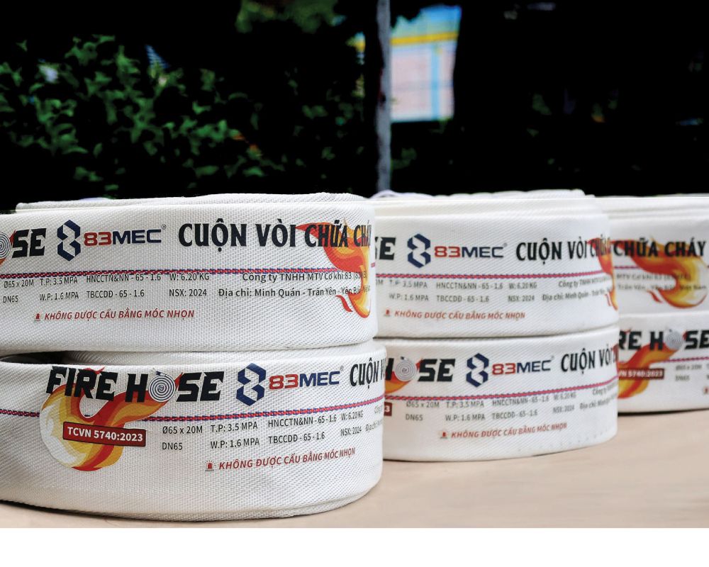 cuộn vòi chữa cháy Cv50 - CV65 bộ quốc phòng