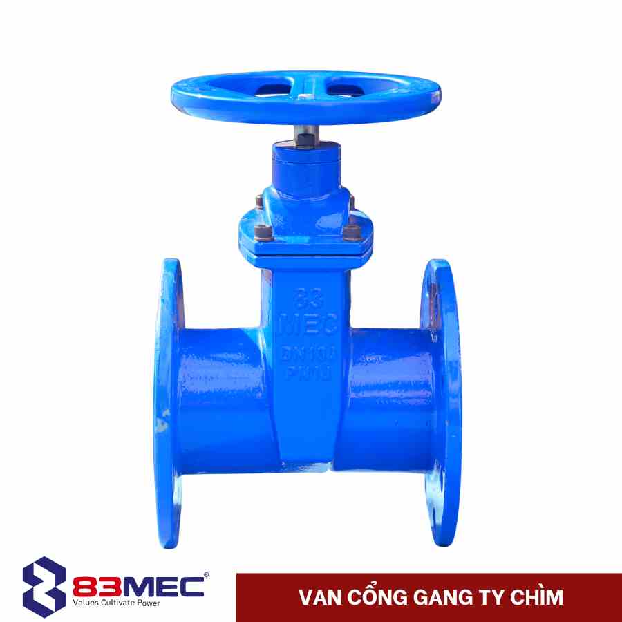van cổng gang ty chìm