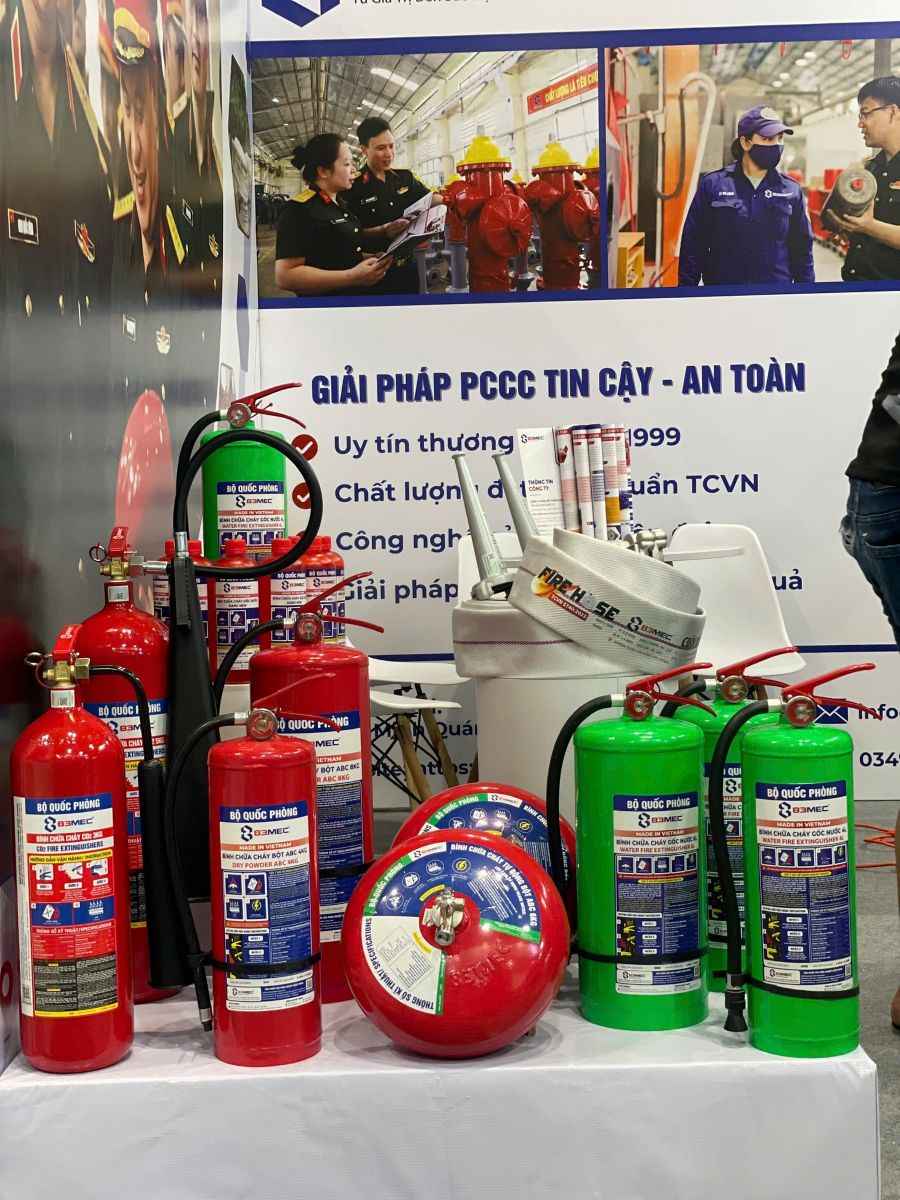 Bình chữa cháy các loại - 83MEC Bộ Quốc Phòng