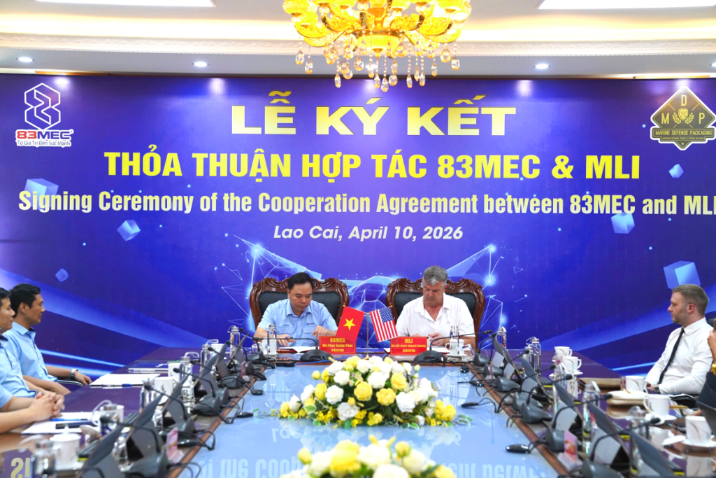 83MEC & MARINE DEFENSE (MLI) KÝ KẾT HỢP TÁC CHIẾN LƯỢC: MỞ RỘNG PHÂN PHỐI TOÀN CẦU SẢN PHẨM HỘP SẮT 83MEC ký kết hợp tác Marine Defense (MLI), mở rộng xuất khẩu hộp sắt