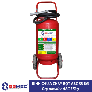 BÌNH CHỮA CHÁY BỘT ABC 35 KG Dry powder ABC 35kg 83MEC