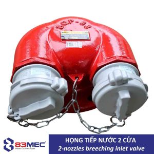 Họng tiếp nước 2 cửa 2-nozzles breeching inlet valve 83MEC