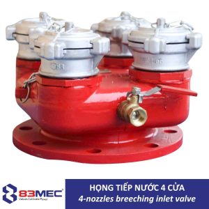 Họng tiếp nước 4 cửa 4-nozzles breeching inlet valve (1)