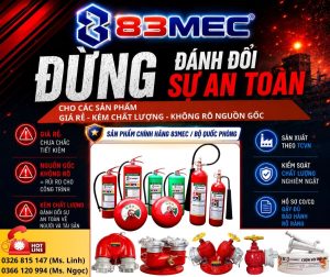 Sản phẩm PCCC 83MEC Bộ Quốc Phòng
